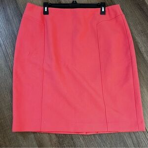 Halogen Coral Pencil Skirt